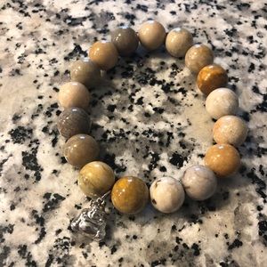 Gemstone Buddha Bracelet